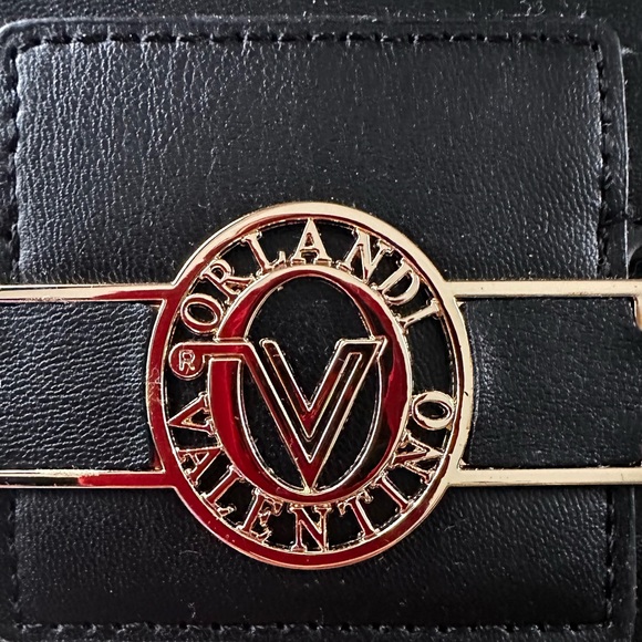 NWT! Valentino Orlandi Leather Handbag- Black - Picture 3 of 6